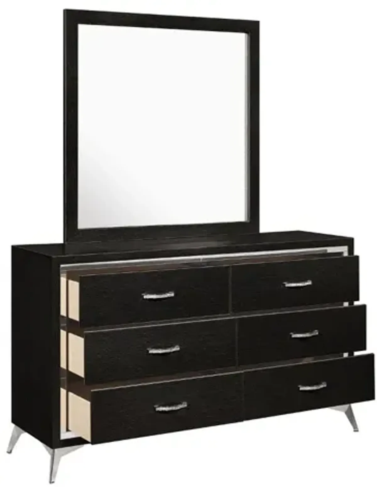 Huxley Mirror in Black