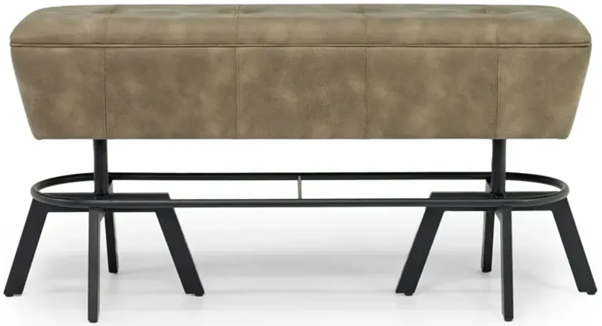 Sequoia Bar Height Bench in Espresso