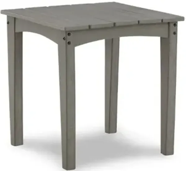 Visola Outdoor End Table in Gray
