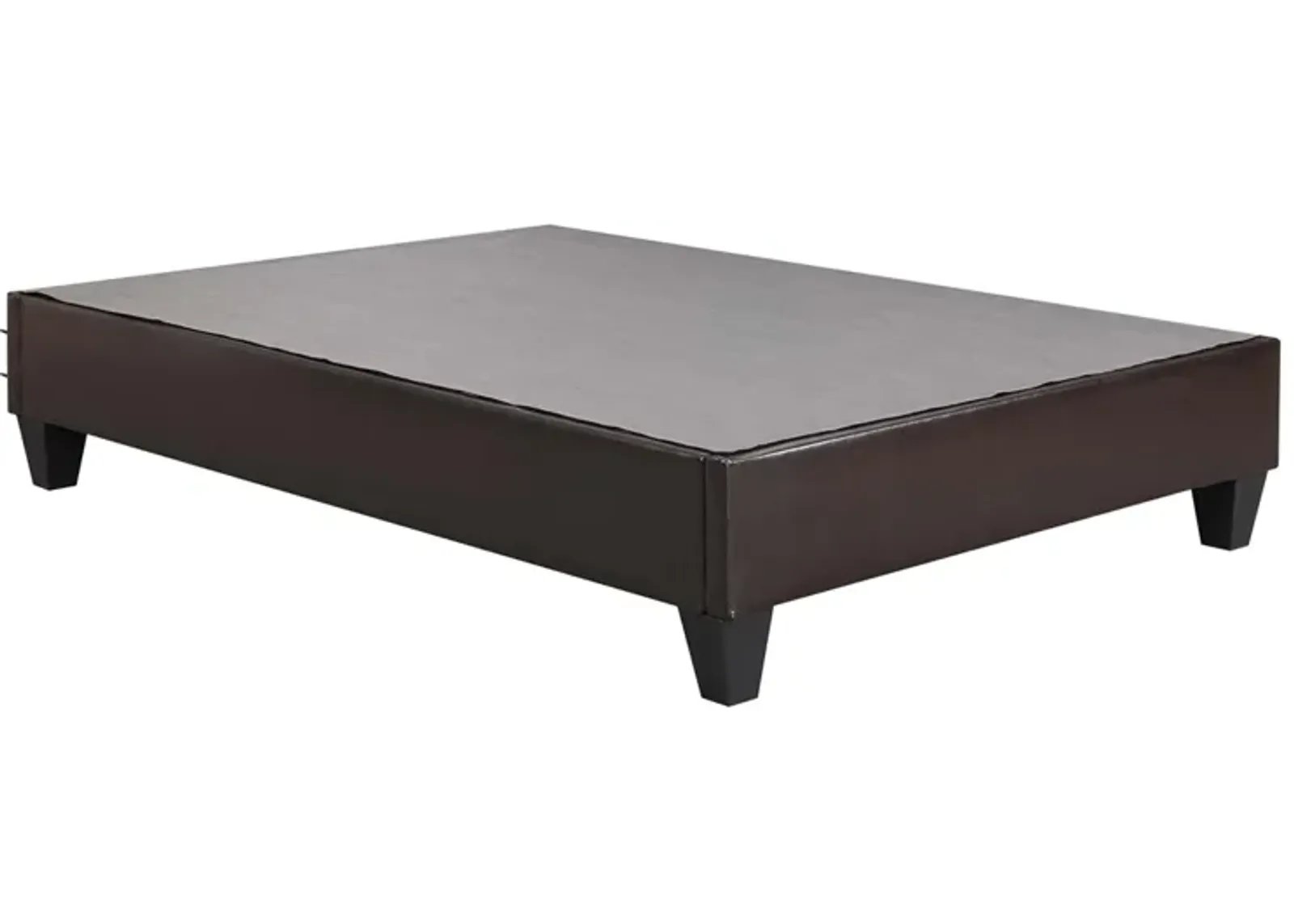 Abby Platform Bed in Brown, Full