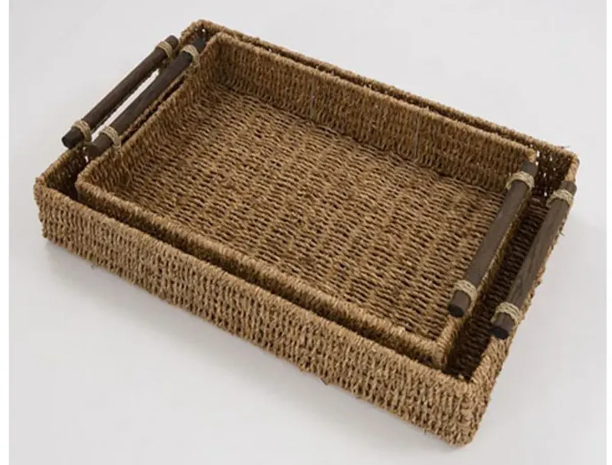 Halima Tray in Camel, Set of 2