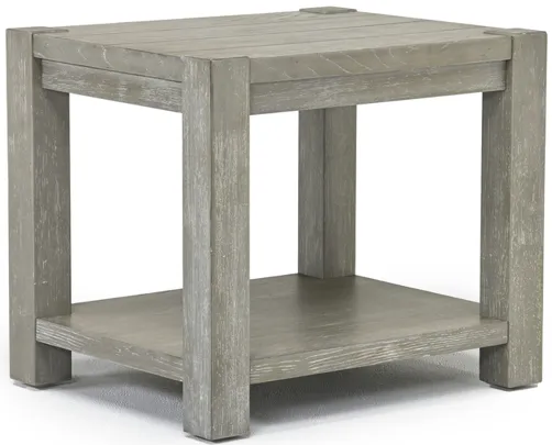 Burgess End Table in Calico Gray