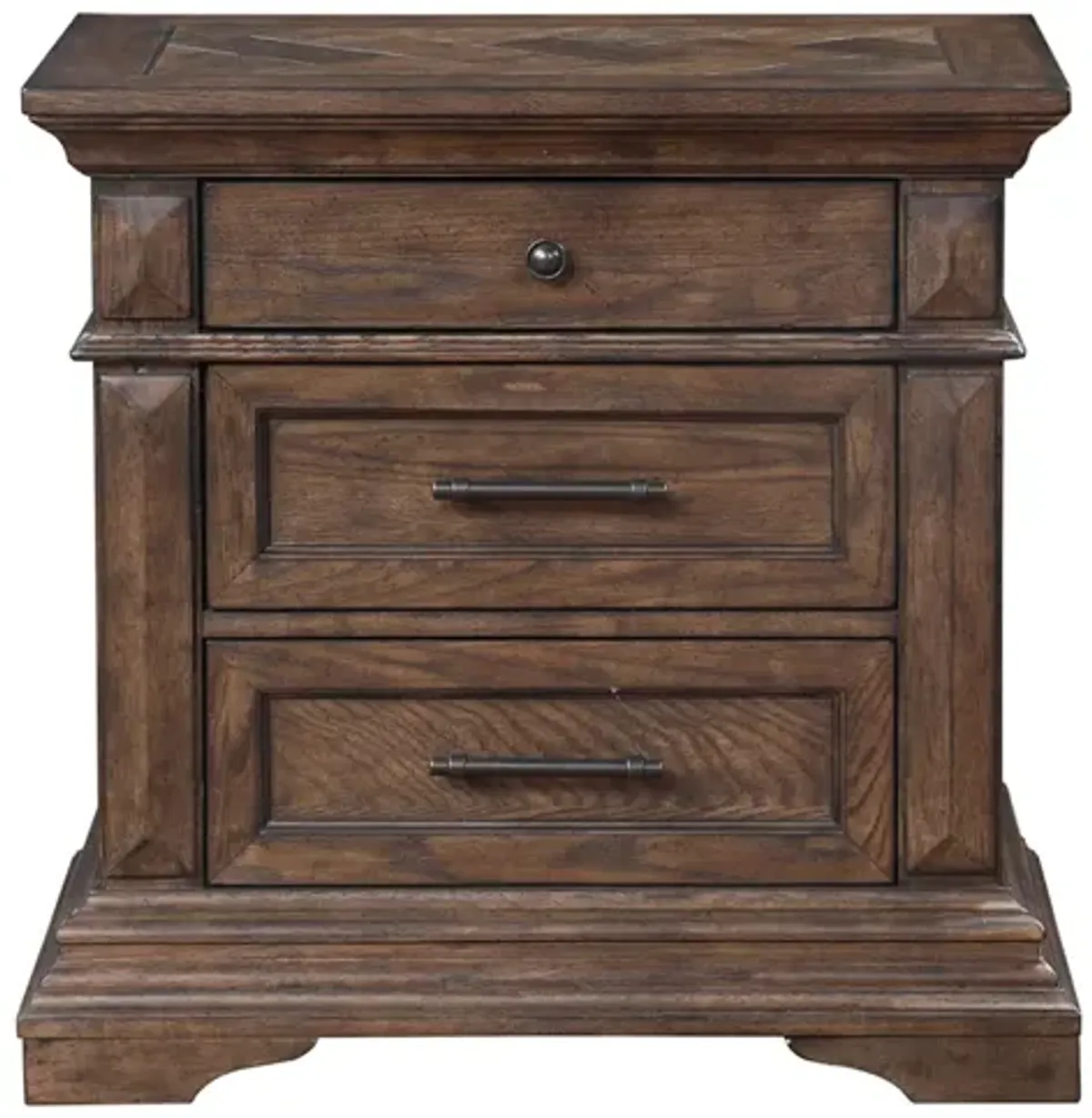 Jolie Vue Nightstand in Brushed Walnut