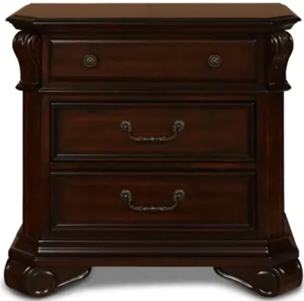Emilie Nightstand in Brown