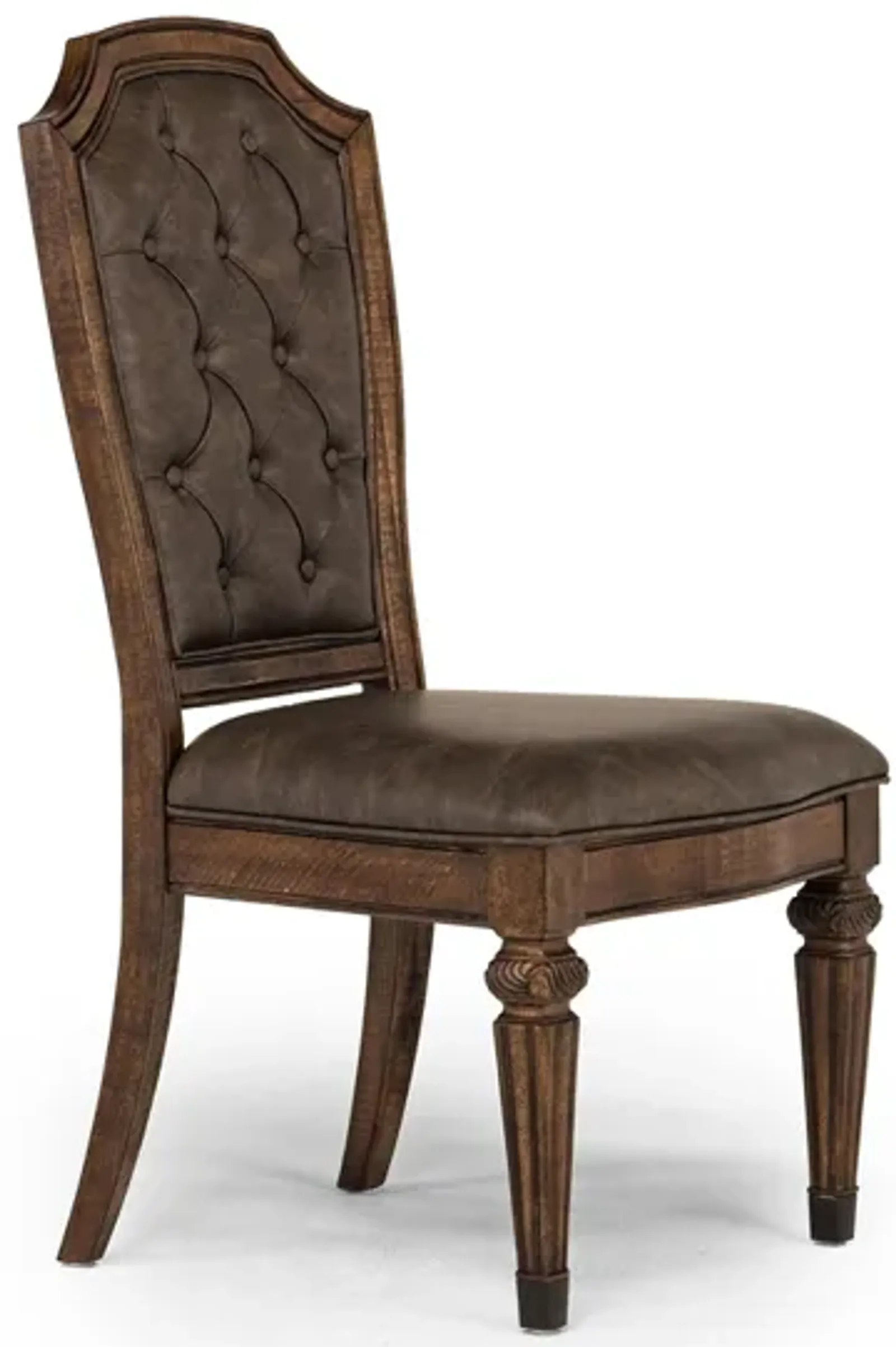 Durango Side Chair in Willadeene, Upholstered