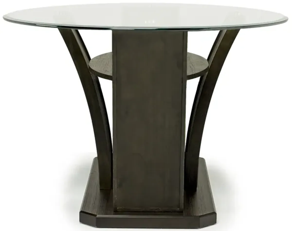 Dapper Round Dining Table in Brown