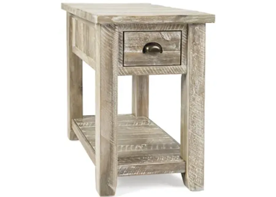 Artisans Chairside Table in Gray