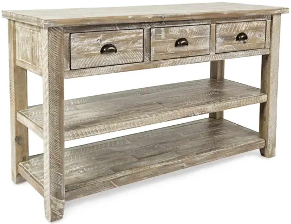 Artisans Sofa Table in Gray