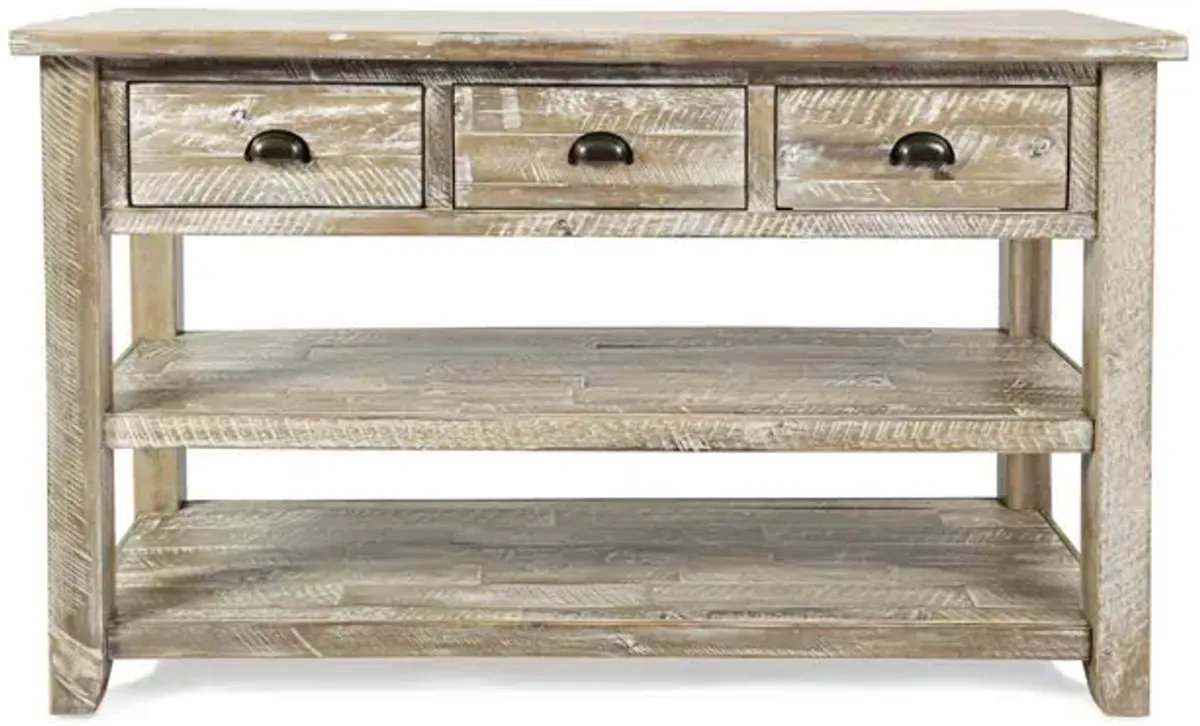 Artisans Sofa Table in Gray