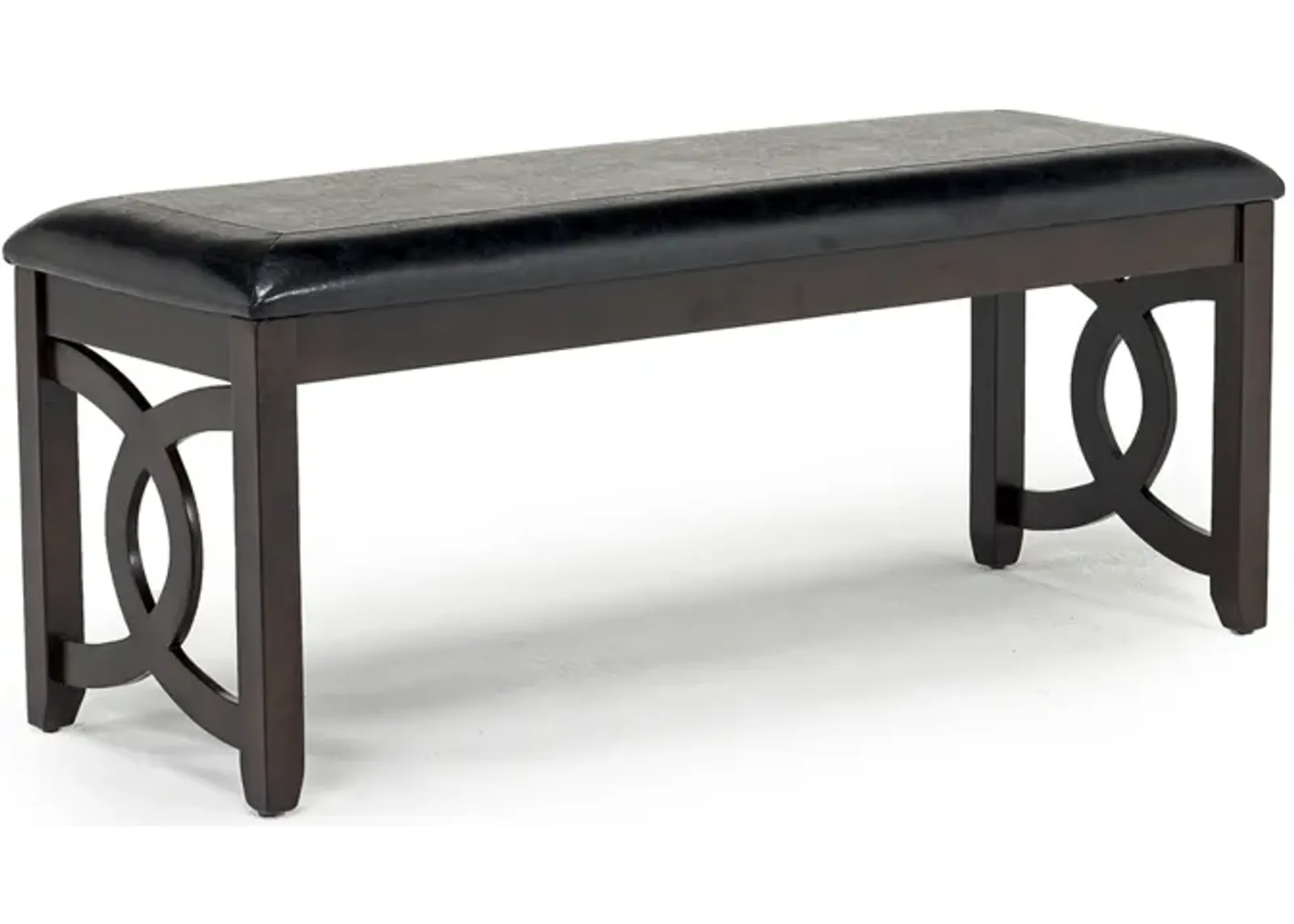 Gia Dining Bench in Dark Brown