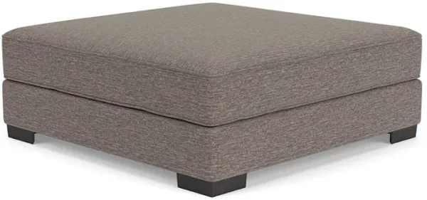 Oracle Cocktail Ottoman in Regis Sable II