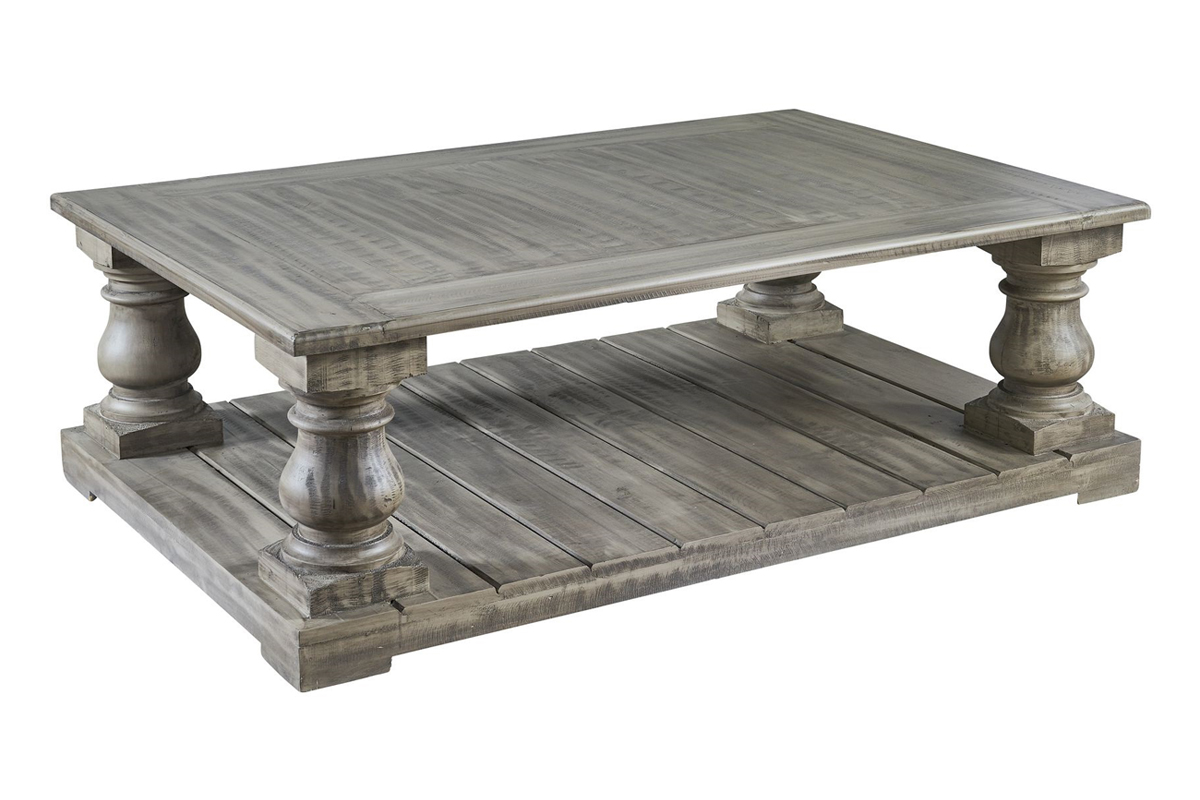 Baxter Coffee Table in Smoke Gray