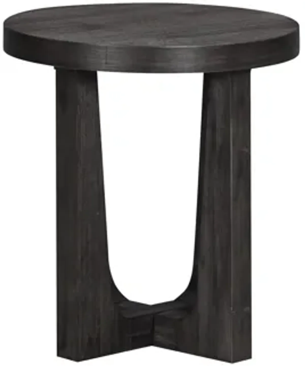 Riley End Table in Carbonite