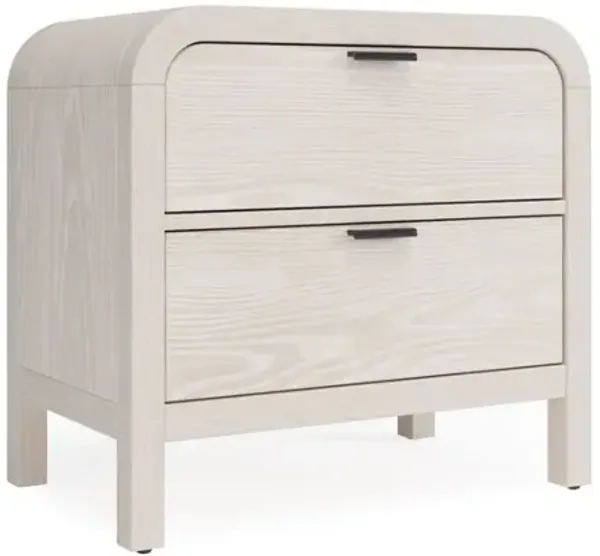 Drake 2 Drawer Nightstand in Sugar