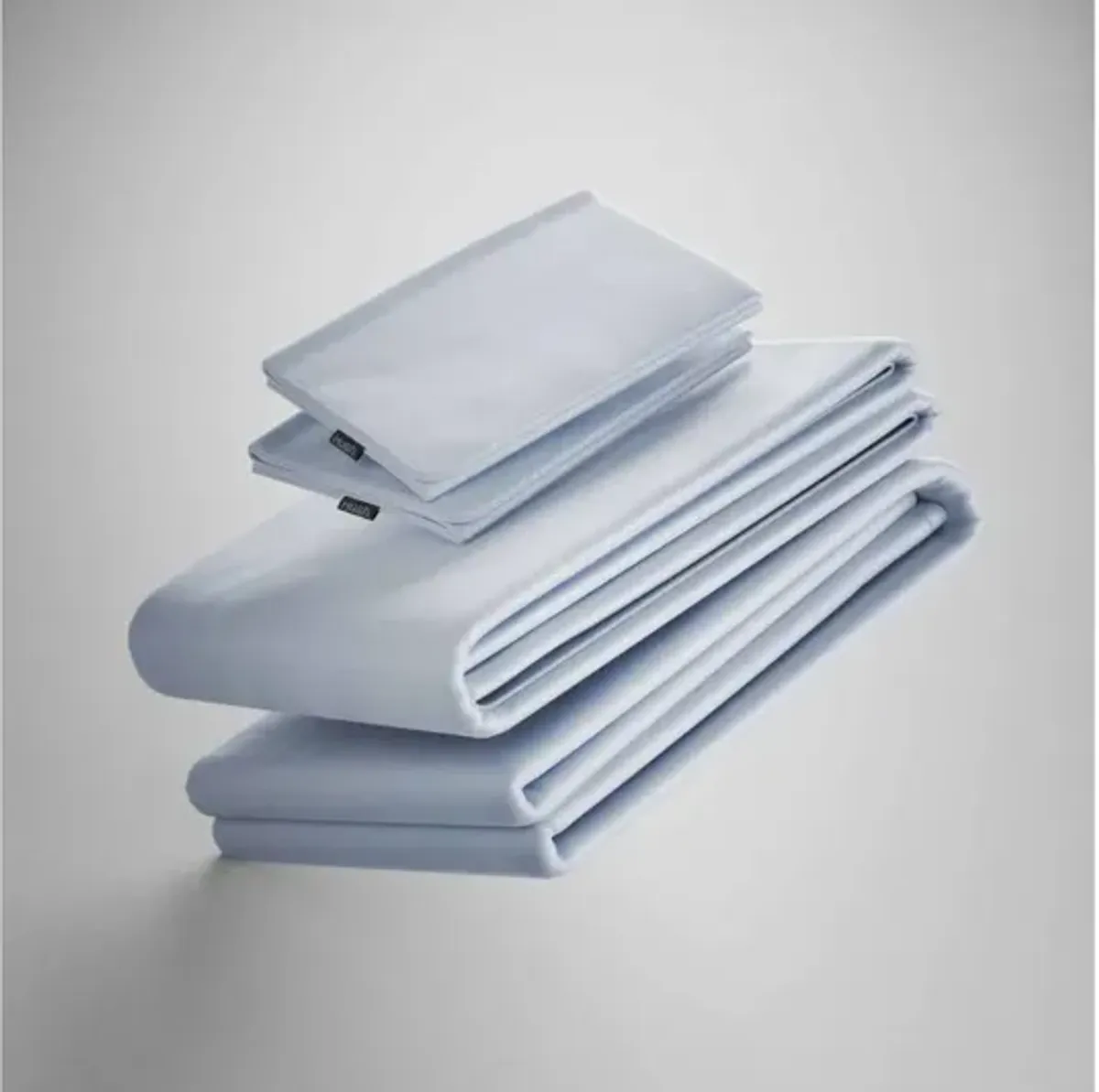 Iced Bamboo Cooling Sheets & Pillowcase Set in Arctic Blue, Queen