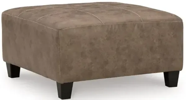 Navi Cocktail Ottoman in Fossil