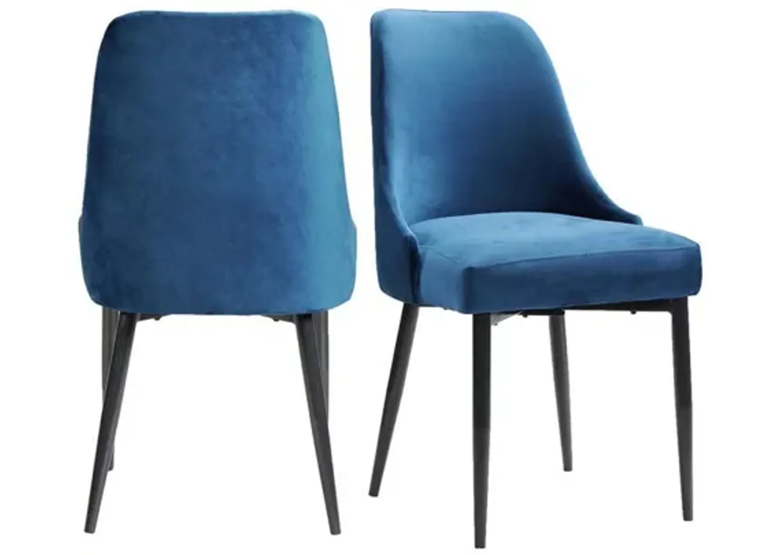 Celeste Side Chair in Blue, Set of 2