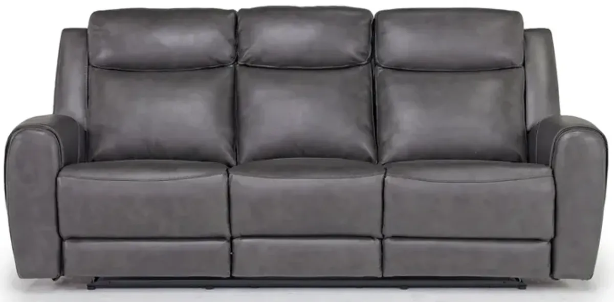 Mia Reclining Sofa in Impression Dark Gray