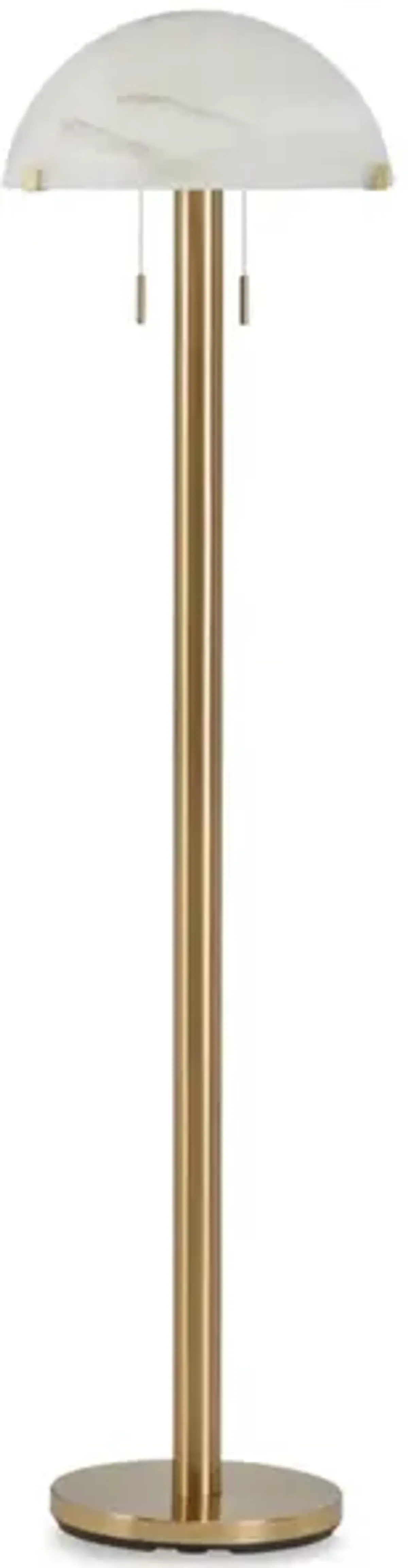 Tobbinsen Floor Lamp in Brass Finish