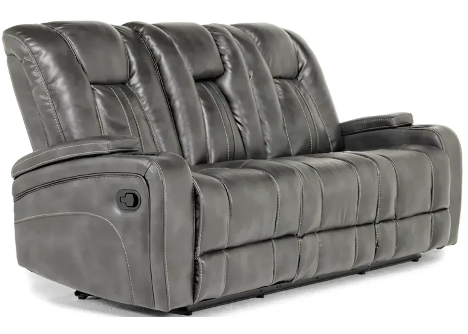 Vega Reclining Sofa in Gray