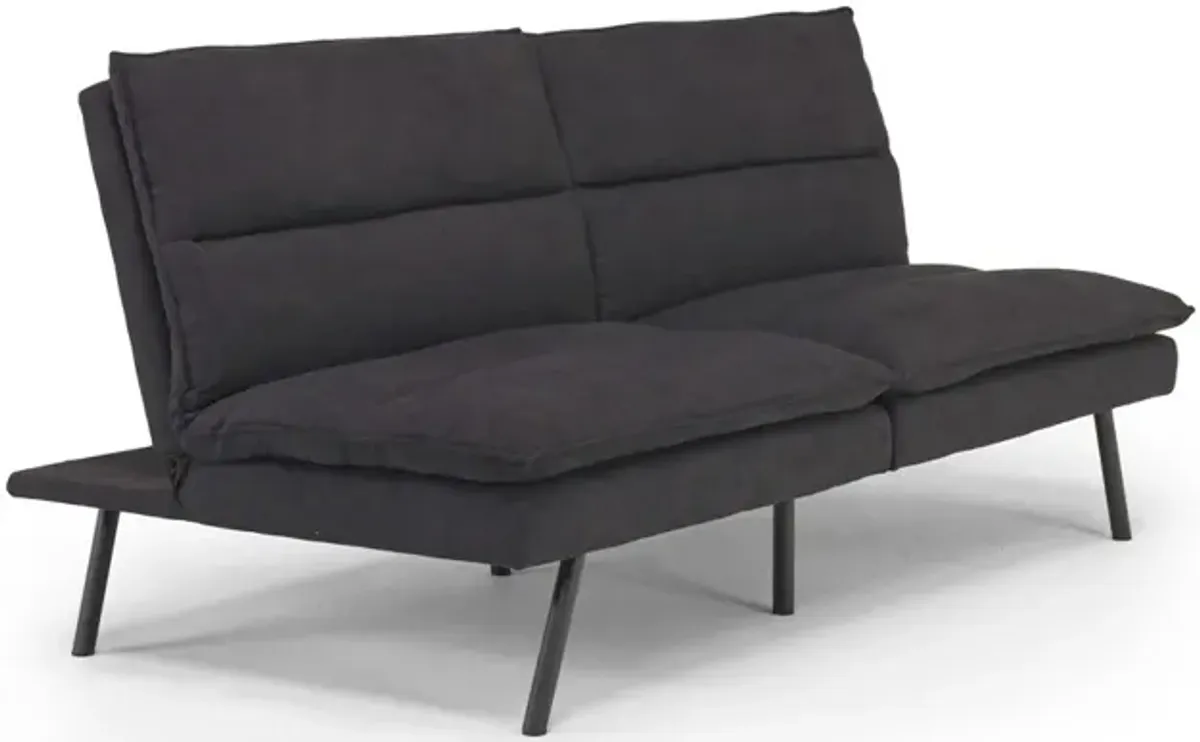 Dune Klik Klak Bed in Charcoal Gray