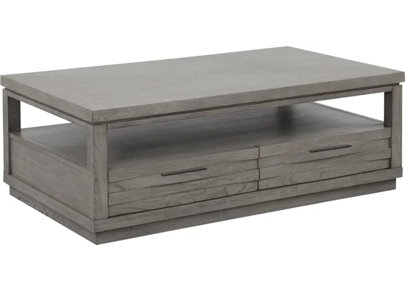 Pure Modern Coffee Table w/ Storage in Moonstone