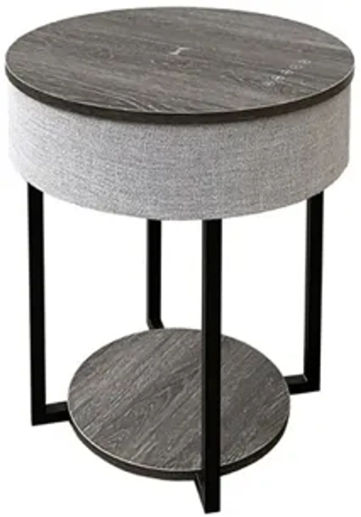 Sethlen Accent Table in Black/Gray