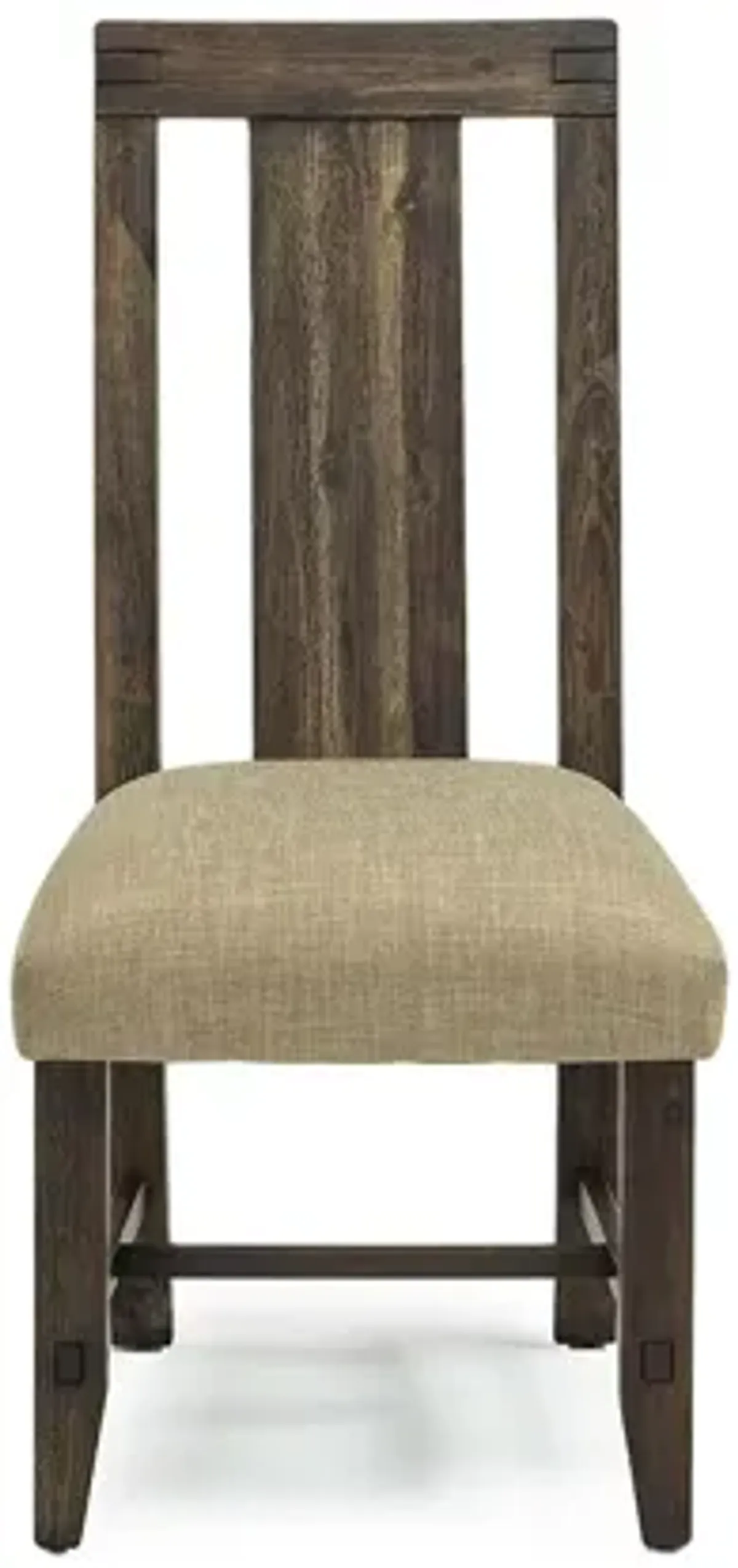 Meadow Side Chair in Brown, Upholstered