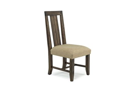 Meadow Side Chair in Brown, Upholstered