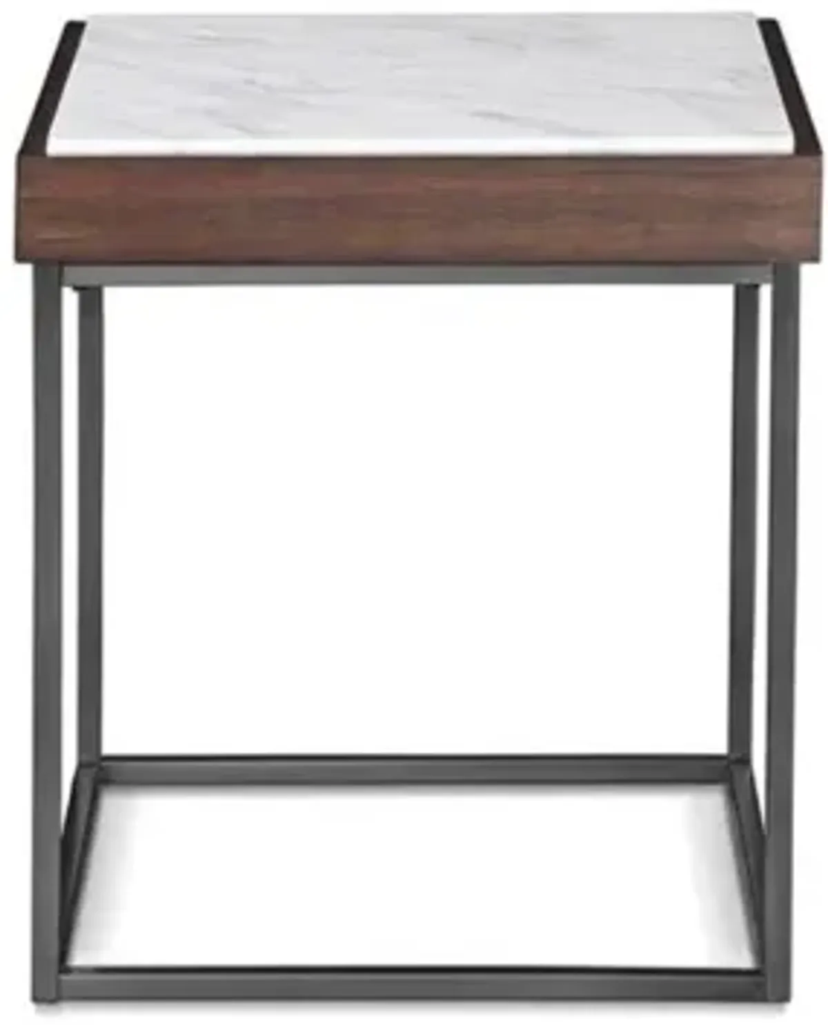 Ennis End Table in Brown Sable