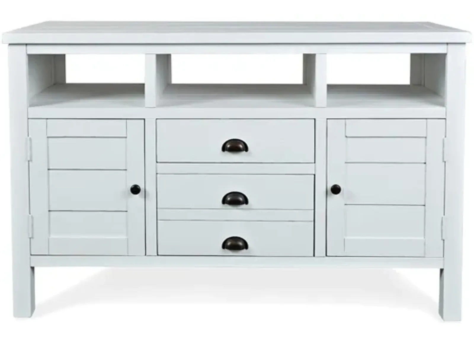 Artisans Media Console in White, 50 Inch