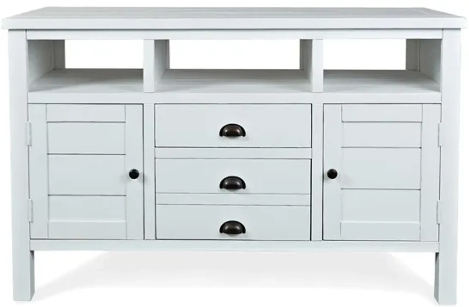 Artisans Media Console in White, 50 Inch