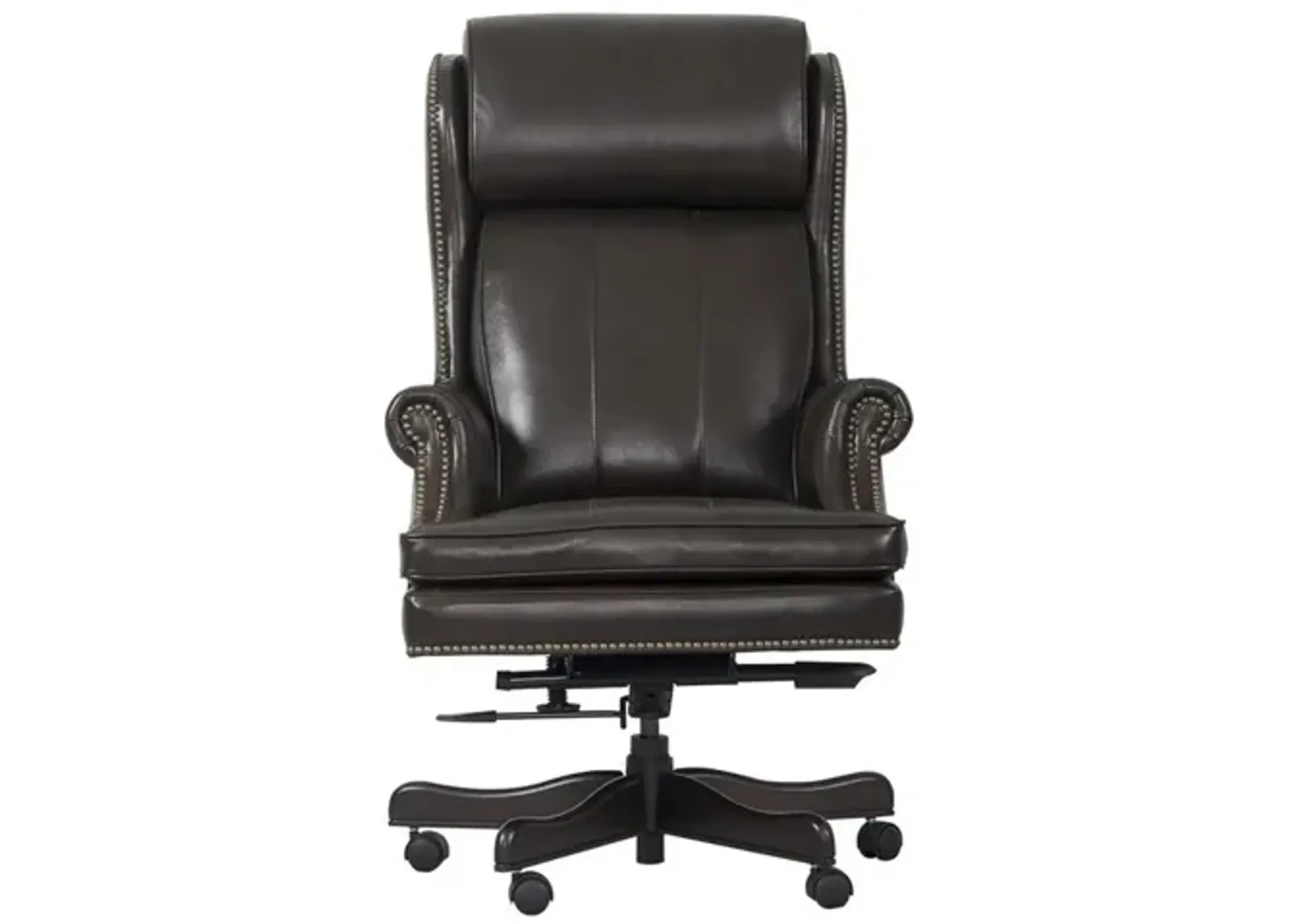 Leather Office Desk Chair in Brown