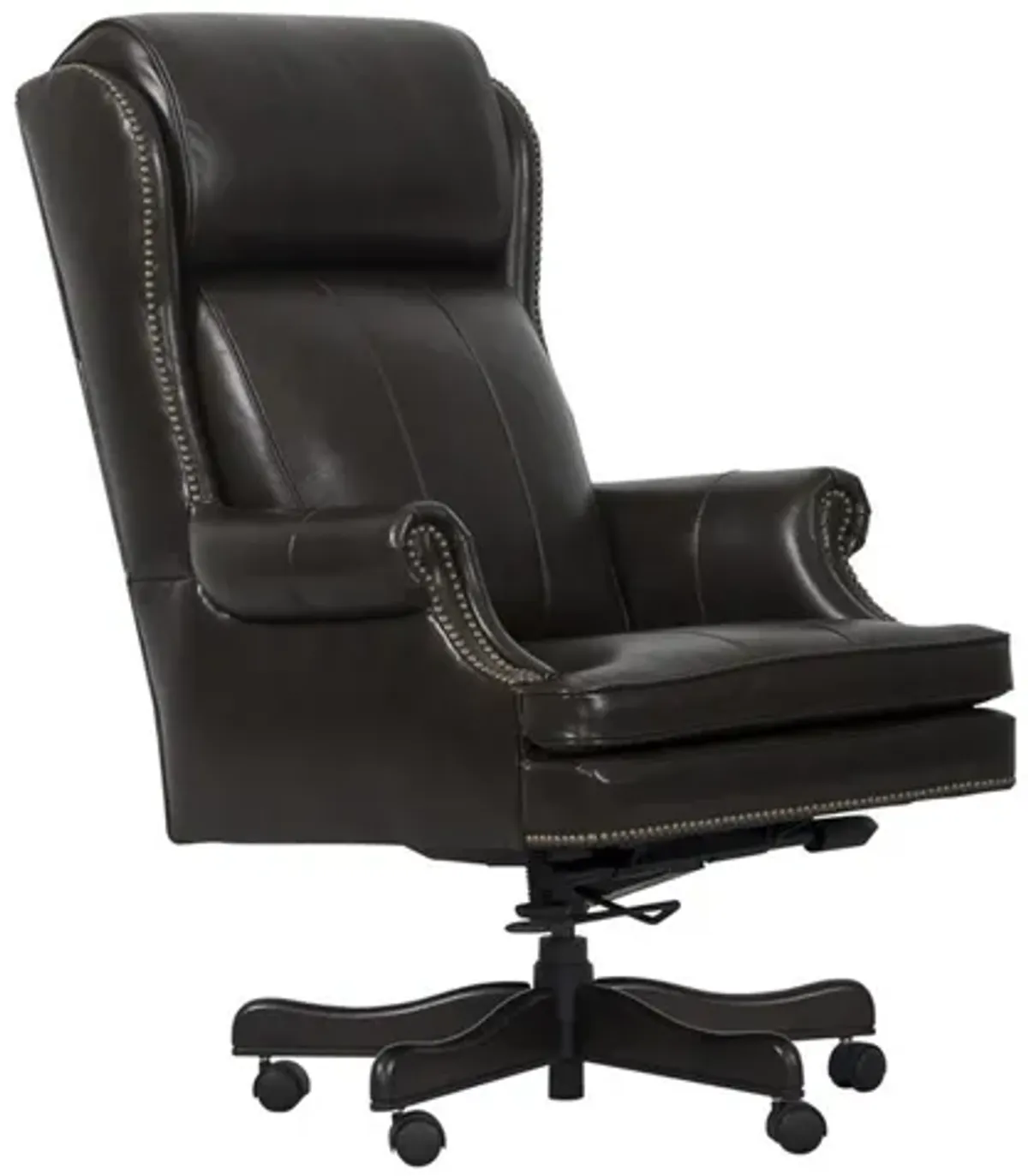 Leather Office Desk Chair in Brown