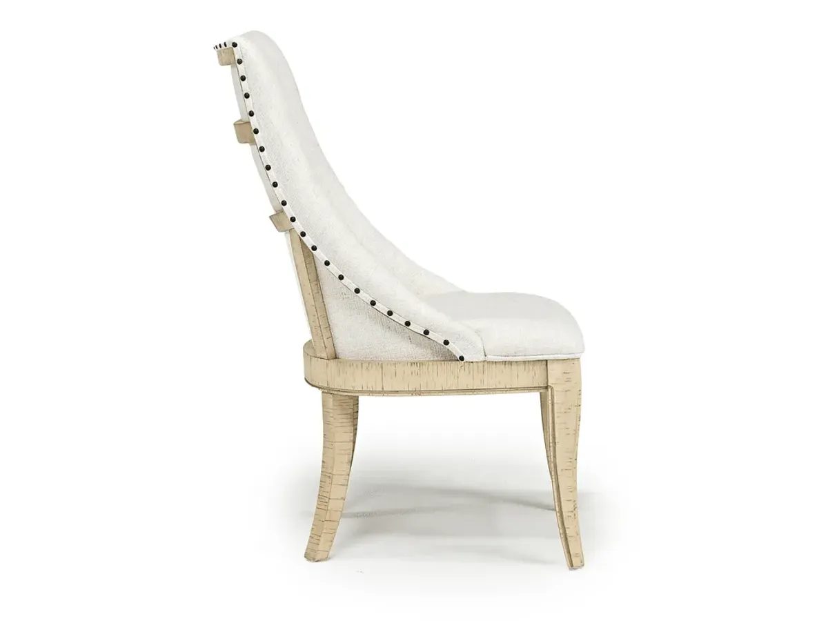 Roxy Arm Chair in Vintage Taupe, Upholstered