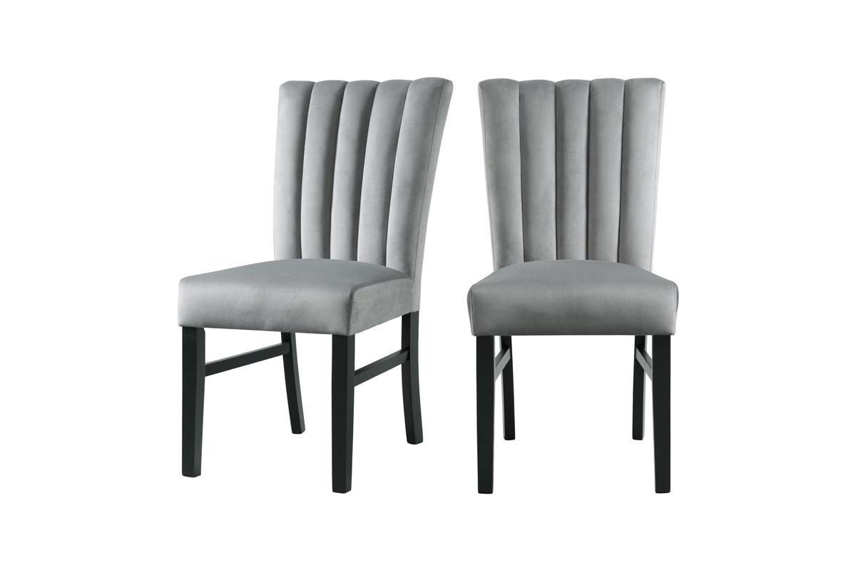 Bellini Side Chair in Gray, Set of 2