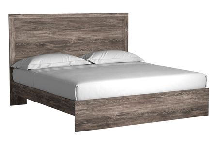 Stelsie Panel Bed in Gray, Eastern King