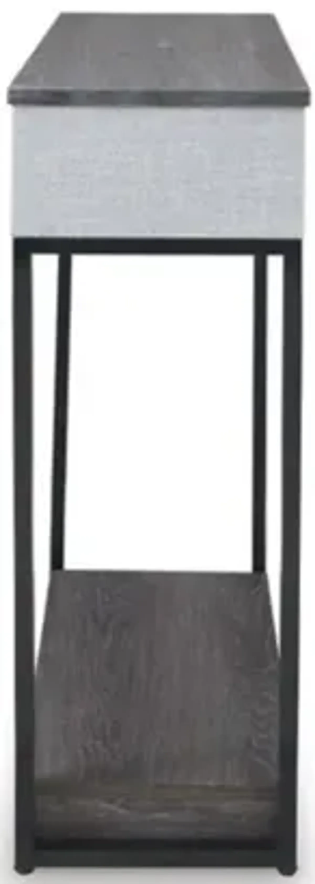 Sethlen Sofa Table in Gray/Black