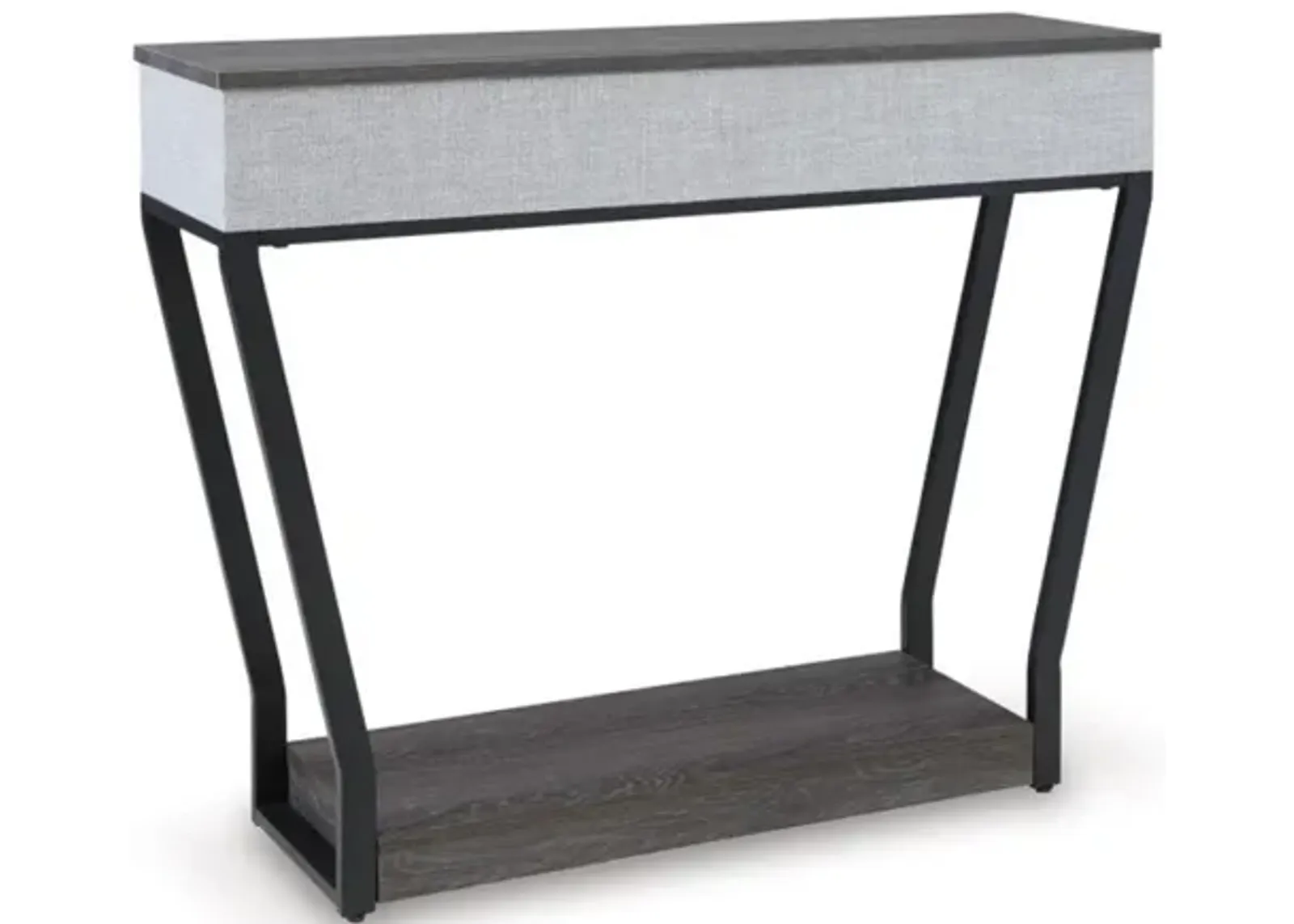 Sethlen Sofa Table in Gray/Black