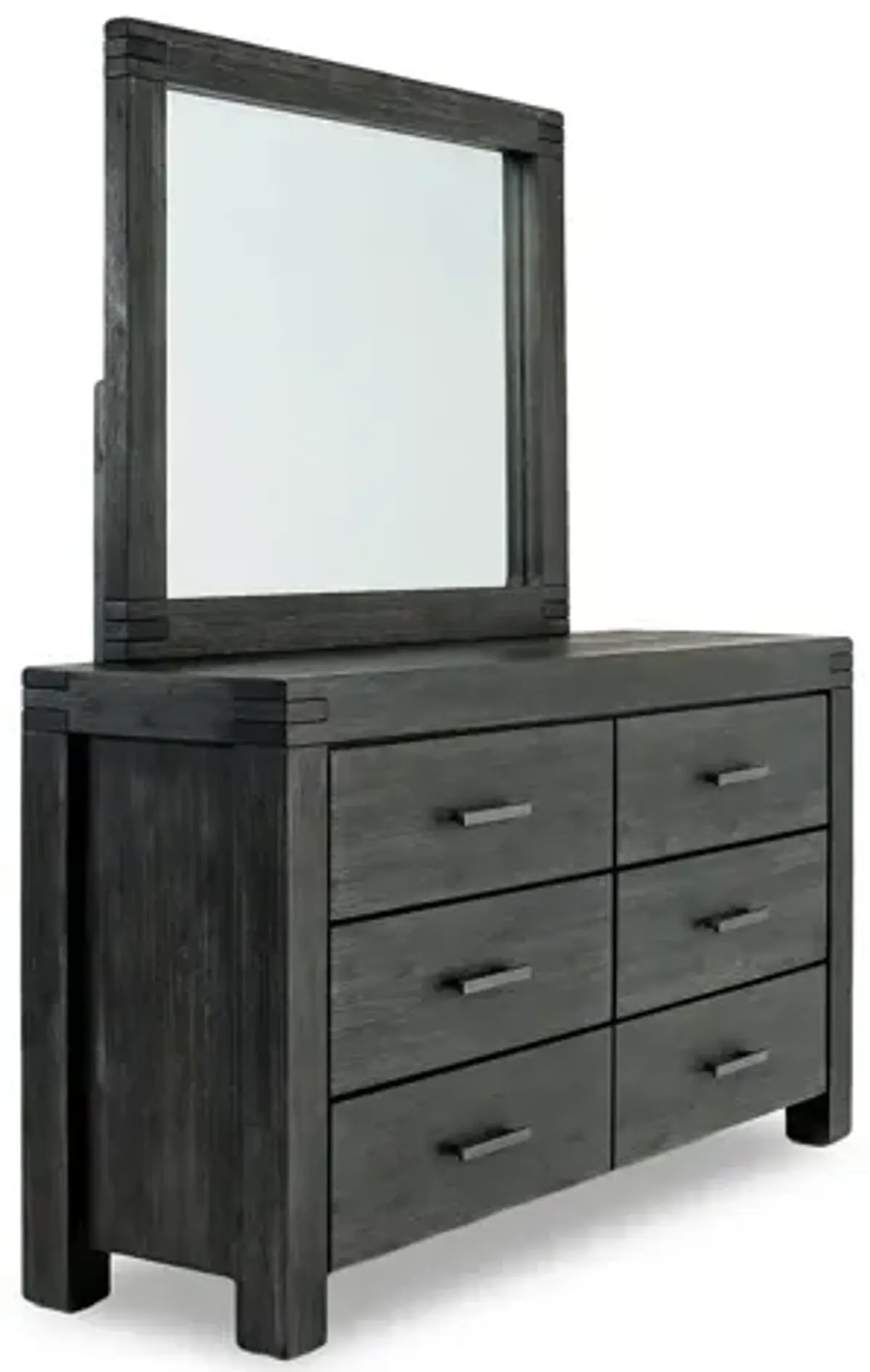 Meadow Mirror in Gray