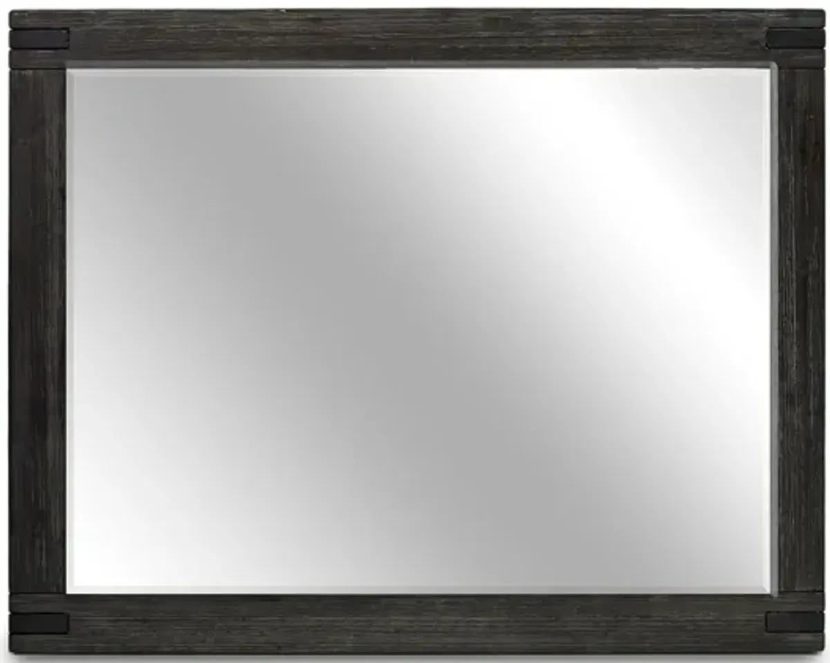 Meadow Mirror in Gray