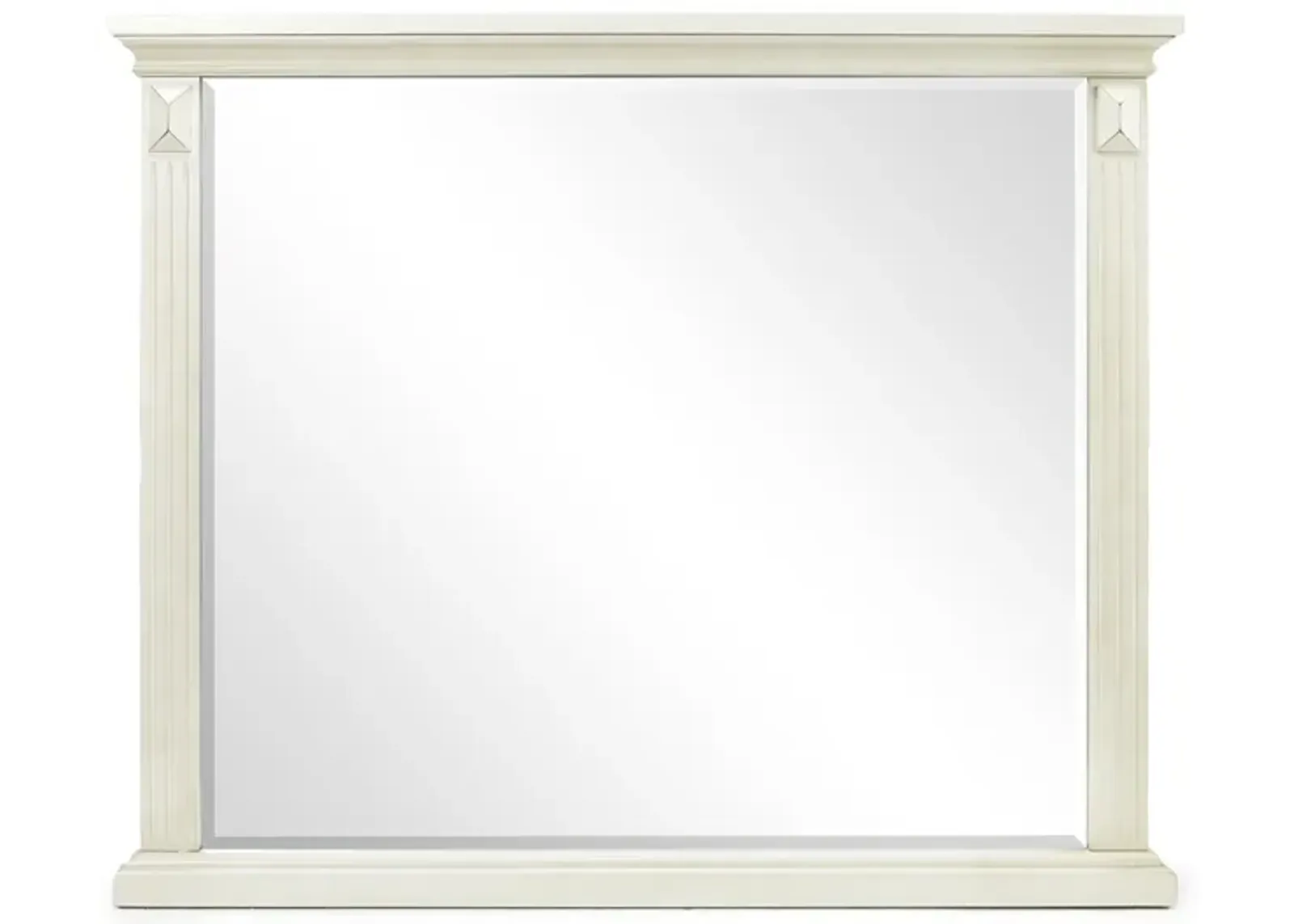 Calloway Mirror in White