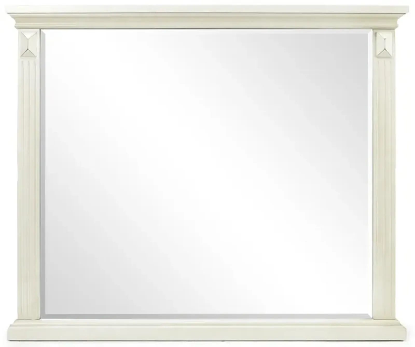 Calloway Mirror in White