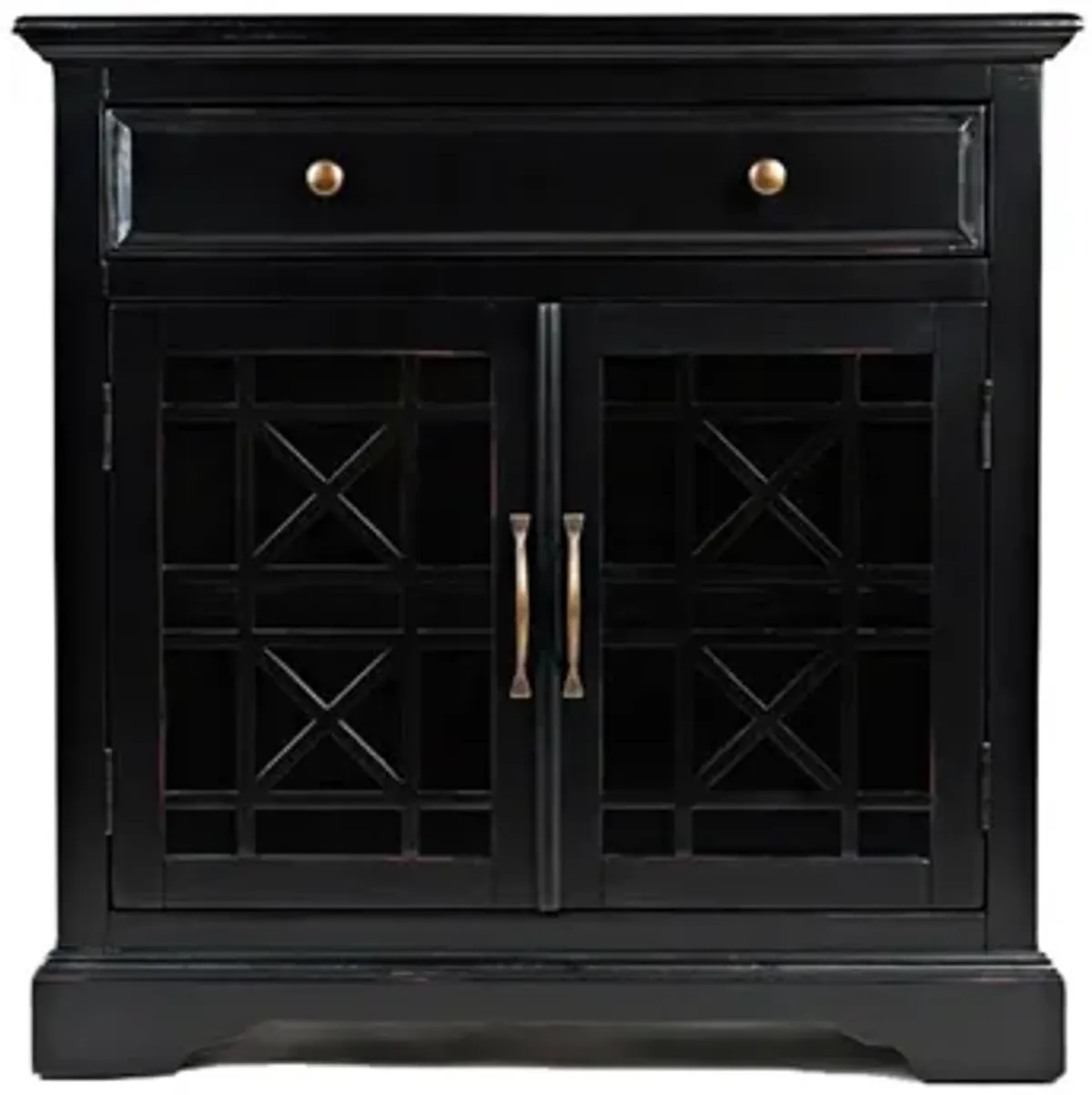 Skyy Media Console in Black, 32 Inch