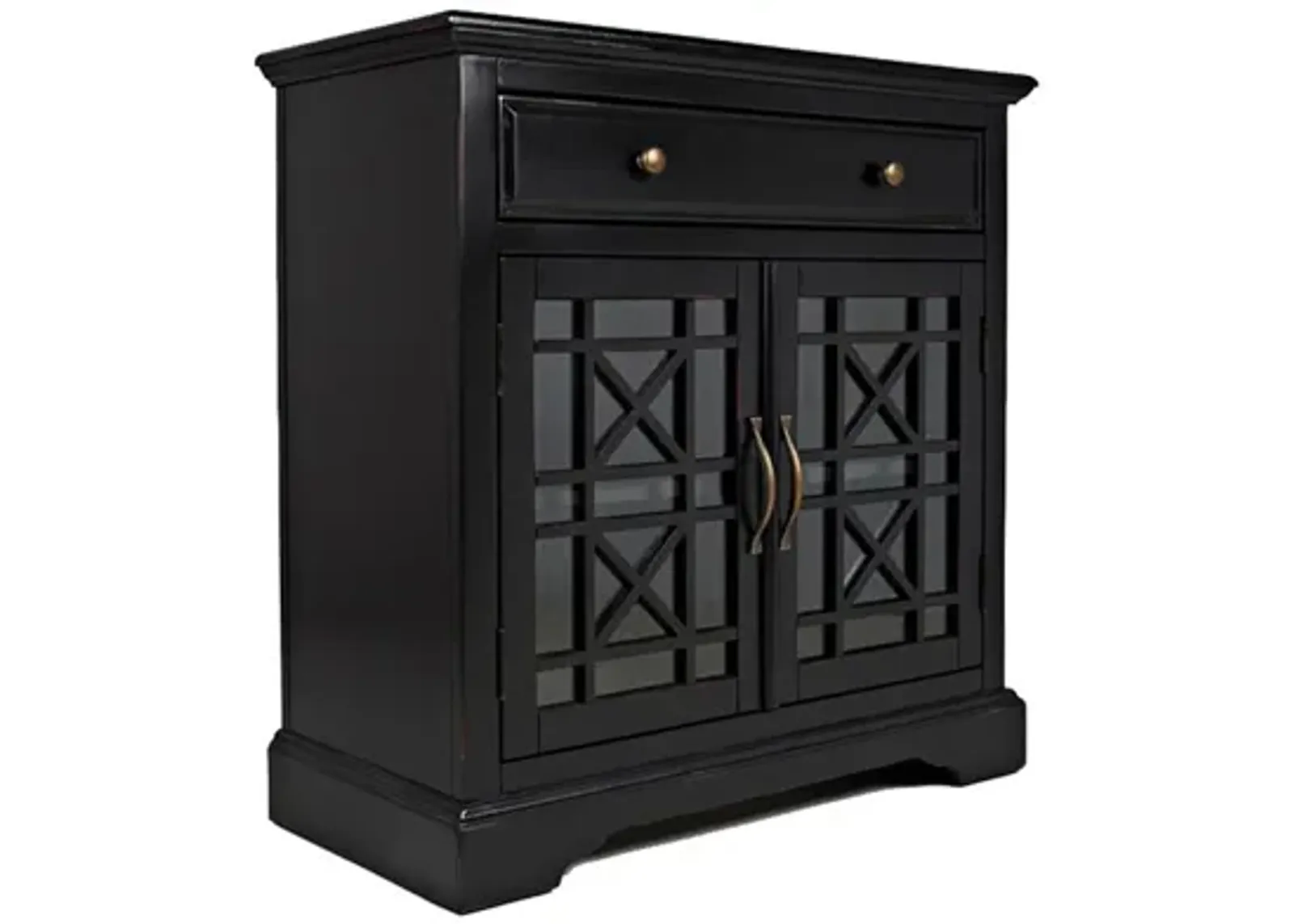 Skyy Media Console in Black, 32 Inch