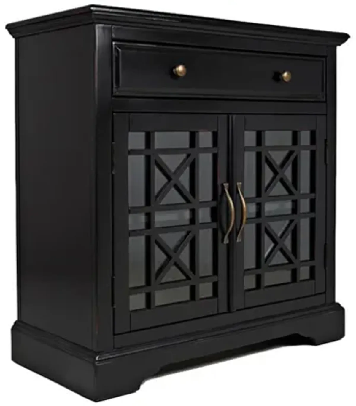 Skyy Media Console in Black, 32 Inch