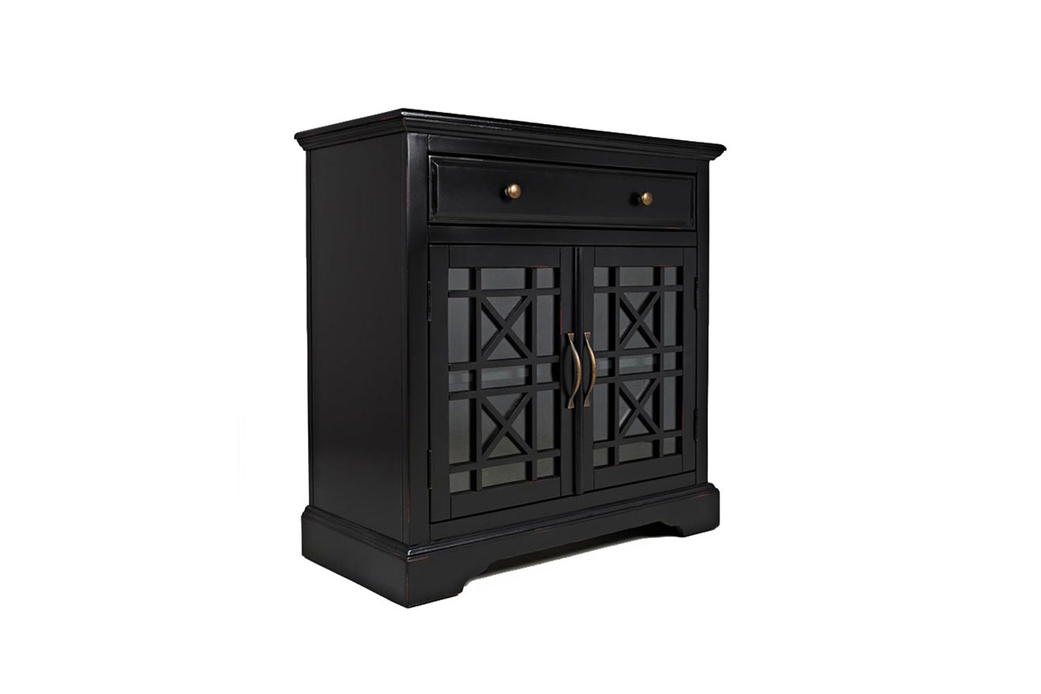 Skyy Media Console in Black, 32 Inch