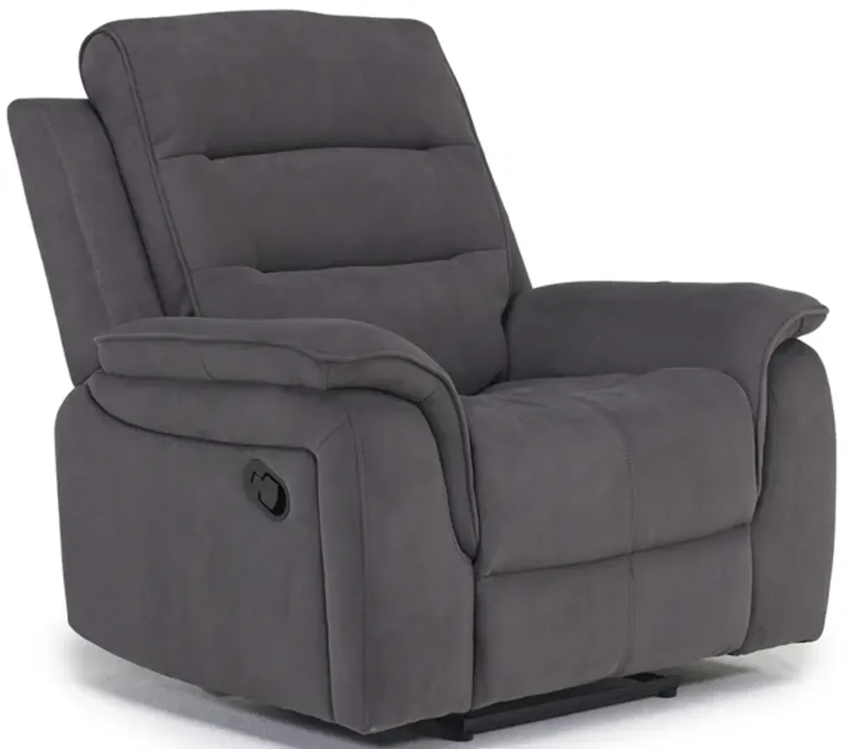 Chanell Recliner in New Nappa Gray