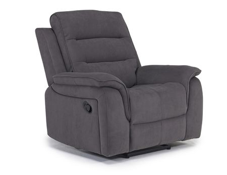 Chanell Recliner in New Nappa Gray