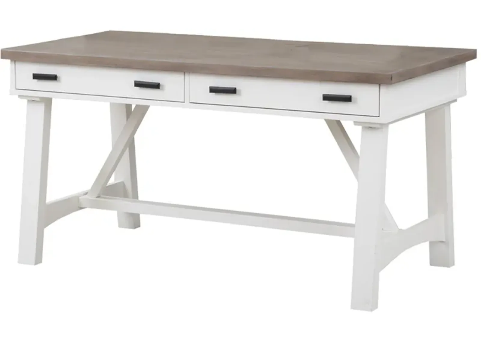 Americana Office Desk in White, 60 Inch